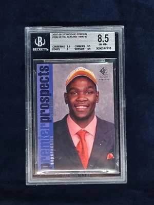 2007 SP Rookie Edition 1996 SP Design #106 Kevin Durant Rookie - Image 1 of 2