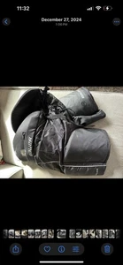 Pantalones de hockey Bauer Supreme One35 Senior L negros desgastados lágrimas ver fotos - Imagen 1 de 9