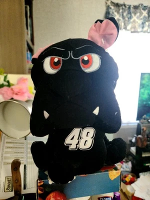 Peluche Nascar Jimmie Johnson #48 Black Bulldog 10" Foto 1 de 4