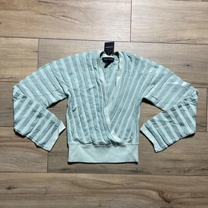 Club Monaco Damen Pullover Cross Front Gr. Small Mintgrün - Bild 1 von 9