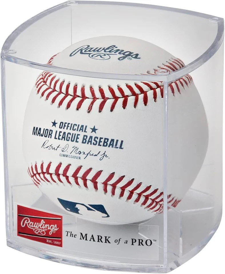 Rawlings Official 2018 MLB Baseball in Display Cube