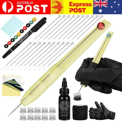 Hand Poke and Stick Tattoo Kit - Clean & Safe Stick & Poke Tattoo Needles AU - image 1 of 4