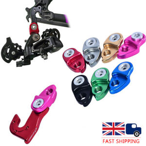 UK MTB Road Bike Rear Extender Gear Adapter/Conversion Derailleur Hanger Black