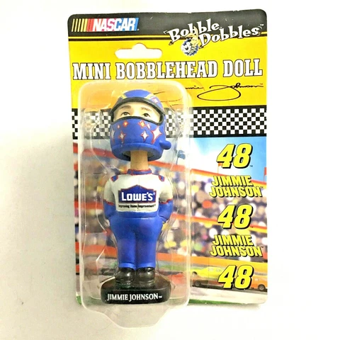 Jimmie Johnson Mini Bobblehead Doll 2003 Bobble Dobbles 48 Cover