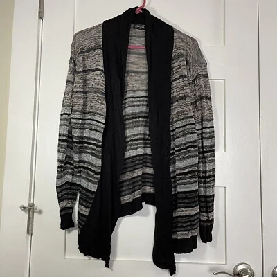 Brittany Black Women’s Sweater/Cardigan Size 1X - Lightweight Knitted - Image 1 of 4
