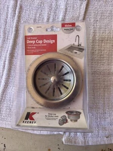 Keeney® Heavy Duty Stainless Steel Kitchen Sink Strainer Basket - Picture 1 of 2