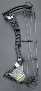 Elite Valor RH #60 28" Draw, Black, Compound Bow - Picture 1 of 4