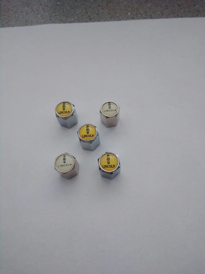 Juego de 5 tapas de neumáticos de rueda cubierta de vástago de válvula de aire para camión LINCOLN envío gratuito Foto 1 de 1