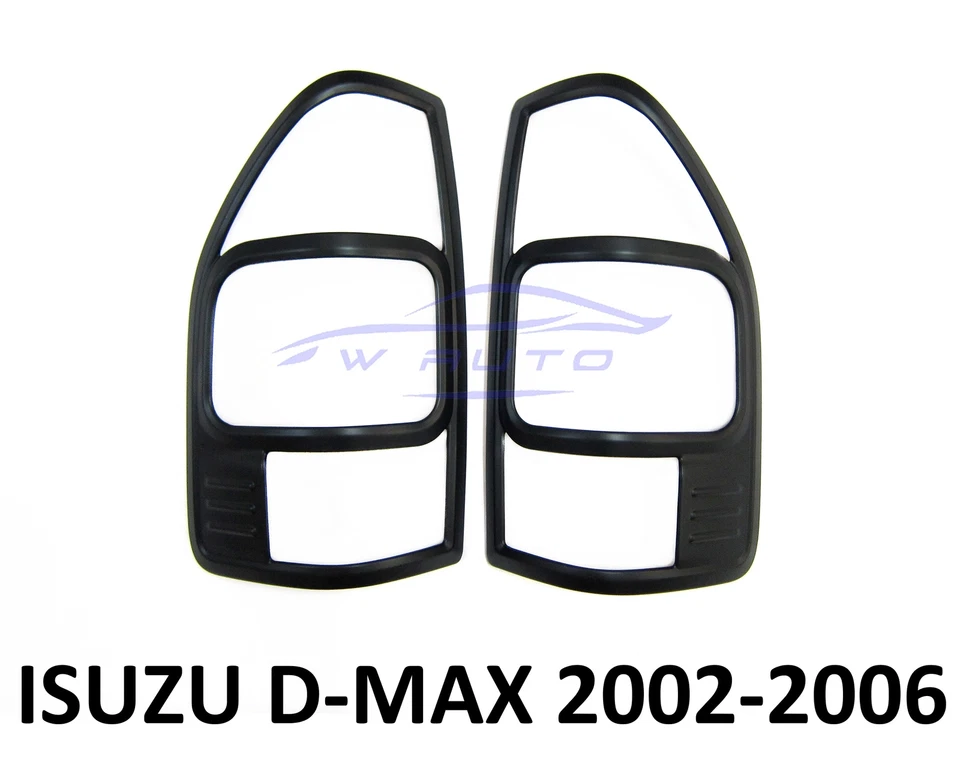 CUBIERTA LUZ TRASERA NEGRA MATE PARA ISUZU RODEO DMAX D-MAX SE ADAPTA 2003-2007 03 Foto 1 de 4