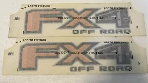2x OEM NEW 2021-2024 Ford RANGER F150 decal FX4 Off Road LH or RH new OEM Orange - Bild 1 von 2