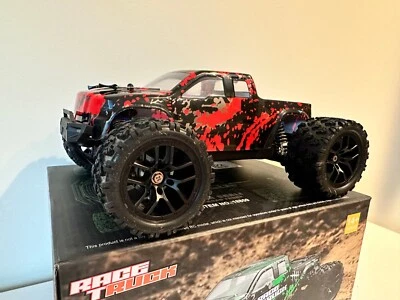refurbished Minor Used All Terrain RC Car 18859, 36 KPH High Speed 4WD（RED) - Image 1 of 4