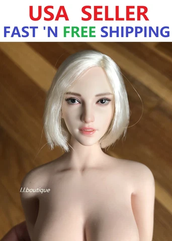 1/6 Female Head sculpt SUPERDUCK SDH018 A For 12" PALE Phicen *IN STOCK* Cover