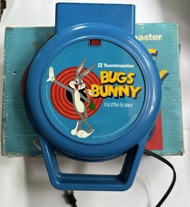 Vintage Toastmaster Bugs Bunny Waffle Baker 1991 Looney Tunes Works OG BOX - Picture 1 of 9