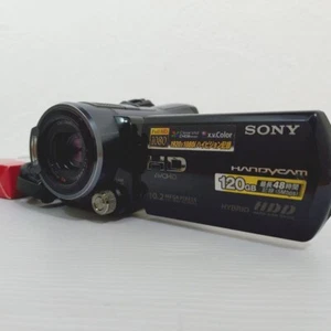 SONY HDR-SR12 Black Handycam HDD Digital Hi-Vision Camcorders Used - Picture 1 of 10