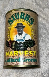 Vintage Collectible Unopened Stubb’s Harvest Collard Greens Can. - Picture 1 of 2