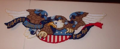 Design Works Jim Shore EAGLE Plastic Canvas Kit 9 1/2" x 26"  - Image 1 of 4