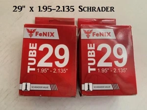 2pcs Bicycle Inner Tubes 29" x 1.95/2.135 Schrader Valve 33mm BMX Cruiser Bikes - Picture 1 of 1