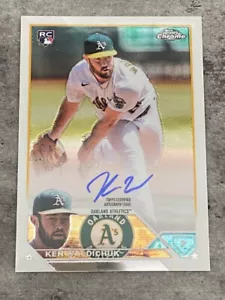 KEN WALDICHUK 2023 TOPPS CHROME AUTO ROOKIE, OAKLAND A'S - Picture 1 of 2
