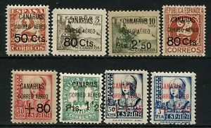 Spain Canarias - Mail Air 1937/8 Stamps Enabled - Picture 1 of 2