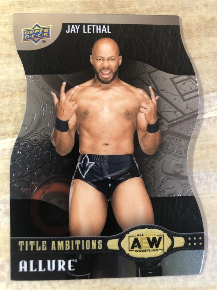 Jay Lethal 2023 Upper Deck Allure AEW #TA-33 Title Ambitions - Image 1 of 4