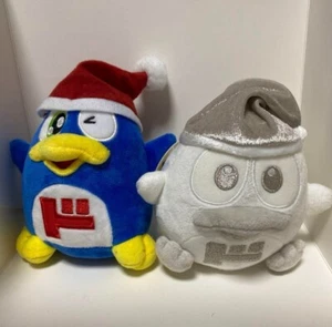 Don Pen Plushie Doll Normal Color and Silver color Set of 2 New Unused From JPN - Picture 1 of 3