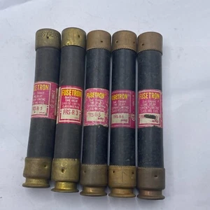 FUSETRON FRS-R-1-R3-R5-R6- R2-1/2 AMP MIX 5 FUSES ⭐ - Picture 1 of 10