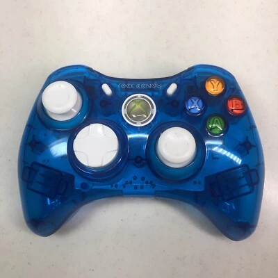 Rock Candy PL-3760 Controller for Xbox 360 Blue WIRED breakaway Blueberry Boom - Image 1 of 4