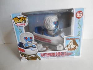 Disney Parks Exclusive Disneyland Matterhorn Bobsled Yeti Pop Rides Vinyl Figure - Picture 1 of 7
