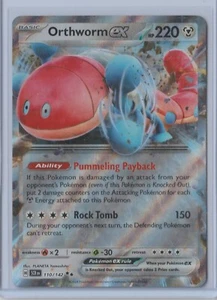 Pokémon 2024 STELLAR CROWN ORTHWORM EX 110/142 MINT Never Played FULL ART HOLO - Bild 1 von 1