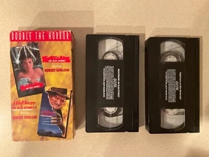 A Nightmare on Elm Street 1 & 2 (VHS, 1995, 2-Tape Set) Robert Englund - Picture 1 of 3