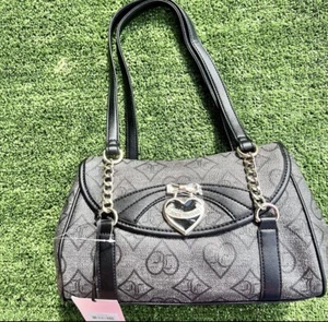 Juicy Couture Precious Moments Black Shoulder Bag - Picture 1 of 5