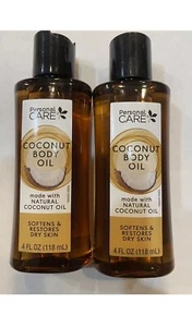 2 BOTTLES PERSONAL CARE COCONUT BODY OIL - Picture 1 of 1