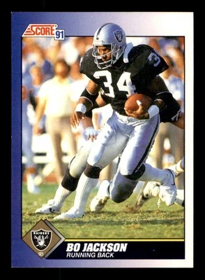 1991 Score #100 Bo Jackson - Image 1 of 2