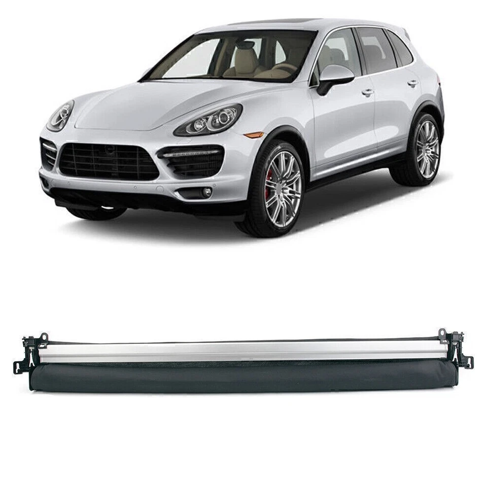 1X Cubierta de cortina de techo corredizo negro para Porsche Cayenne 2011-2017 16 Foto 1 de 1