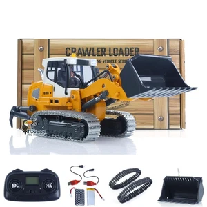 1:50 RC Lifting Tracked Loader LR636 2.4G Metal Tracks Ripper RTR Model Sound - Picture 1 of 22