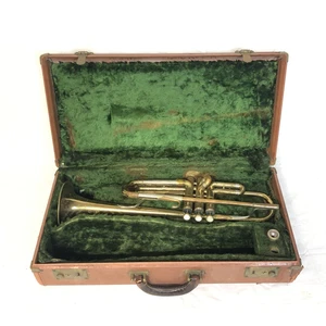 Yark National Musikinstrument Trompete mit Mundstück & Koffer Serie # 241215 - Bild 1 von 24