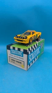 Scalextric 4055 Lancia Stratos en Amarillo, Nuevo Antiguo Stock Tienda Español - Imagen 1 de 8