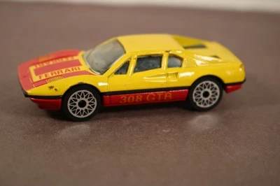 Vintage No. 70 Matchbox Ferrari 308 GTB 1:55 Yellow/Red LQQK - Image 1 of 4