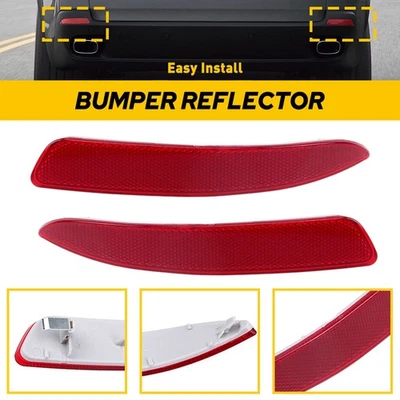 Funda de lámpara reflectora de parachoques lateral trasero LE&RH para BMW X5 E70 2007-2010 rojo Foto 1 de 4