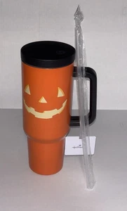 Tazza da viaggio isolata Jack-o'-Lantern, 40 once Hallmark nuovo - Foto 1 di 9