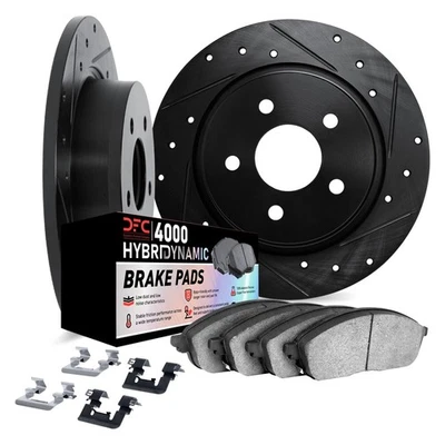 For Mercedes-Benz E320 98-03 Brake Kit DFC Drilled & Slotted Rear Brake Kit w Foto 1 de 4