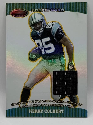 2004 Bowman's Best - #121 Keary Colbert (MEM, RC) Carolina Panthers - Image 1 of 2
