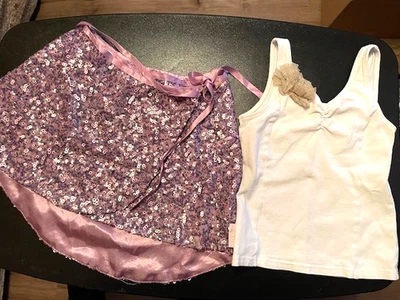 American Girl 2 Pc Set for Girls Sz. 6 - Isabelle's Top & Sequin Skirt - Image 1 of 4