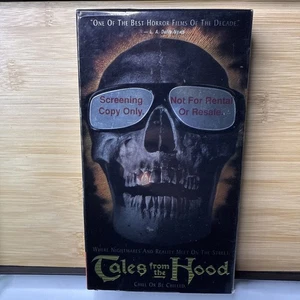 Tales From the Hood VHS 1995 Screener Promo Tape Case In Great Shape Horror Rare - Picture 1 of 5