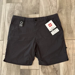 686 Everywhere Featherlight Chino Shorts Gray Mens Size 36 NWT 8” Inseam - Picture 1 of 7