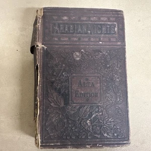 Arabian Nights Alta Edition • Rare Book c. 1860’s Antique - Poor Condition - Picture 1 of 10