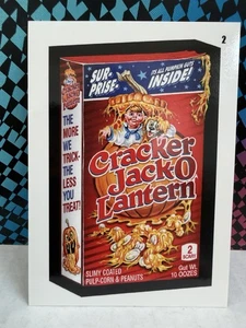 2023 Topps Wacky Packages Halloween Postkarten Insert Card #2 Wacky Pals/Cracker - Bild 1 von 2