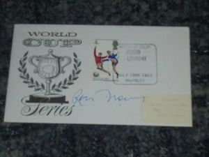 RON BLUMEN - SELTEN - FDC SIGNIERT.WELTMEISTERSCHAFT 1966  - Bild 1 von 3