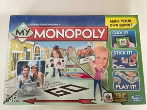 My Monopoly Make Your Own Game Hasbro , All Parts New & Sealed - Picture 1 of 2