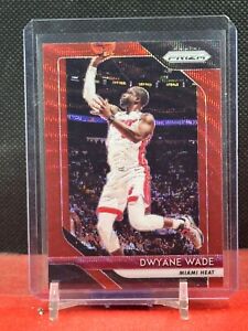 2018-19 Panini Prizm Ruby Red Wave Refractor #206 Dwayne Wade NBA